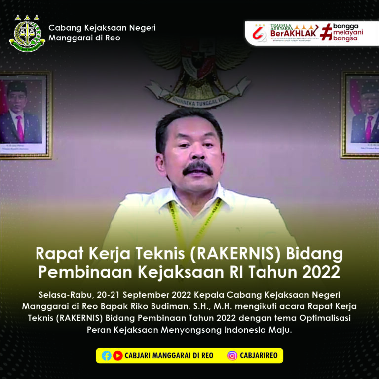 Rapat Kerja Teknis (RAKERNIS) Bidang Pembinaan tahun 2022