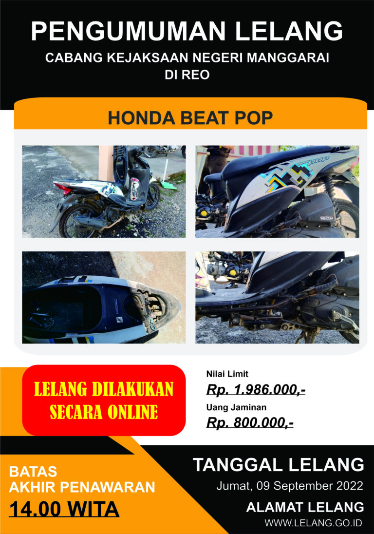 Lelang Eksekusi Barang Rampasan