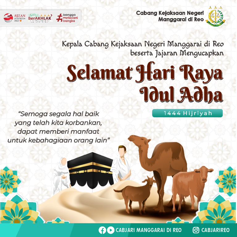 Selamat Hari Raya Idul Adha 1444 Hijriyah