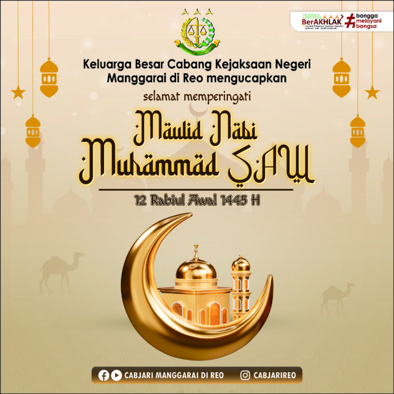 Selamat Memperingati Maulid Nabi Muhammad SAW 12 Rabiul Awal 1445 H