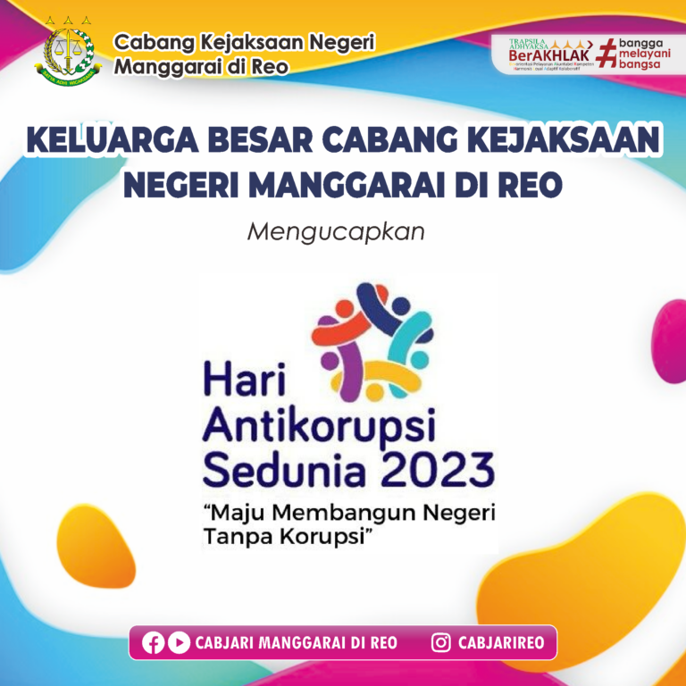 Selamat Hari Anti Korupsi Sedunia
