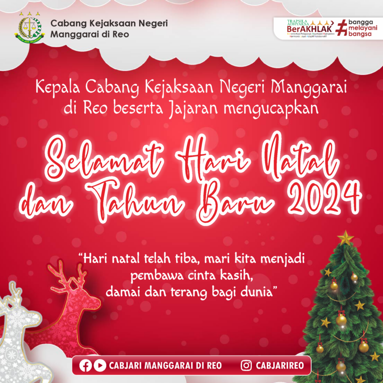 Selamat Hari Natal dan Tahun Baru 2024