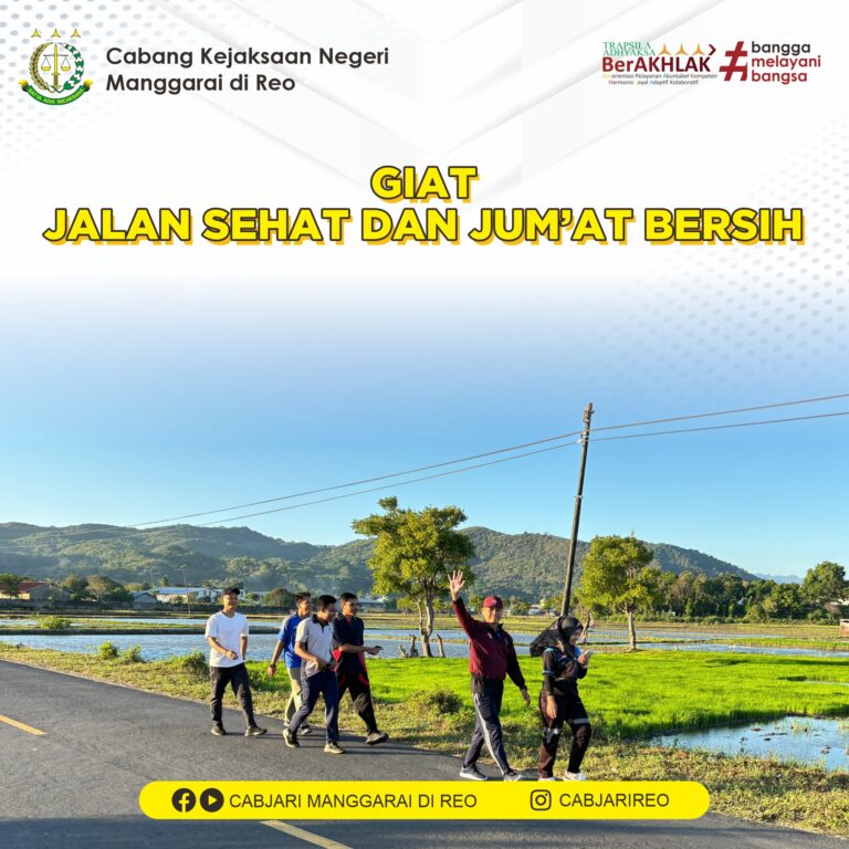 Giat Jalan Sehat dan Jum’at Bersih