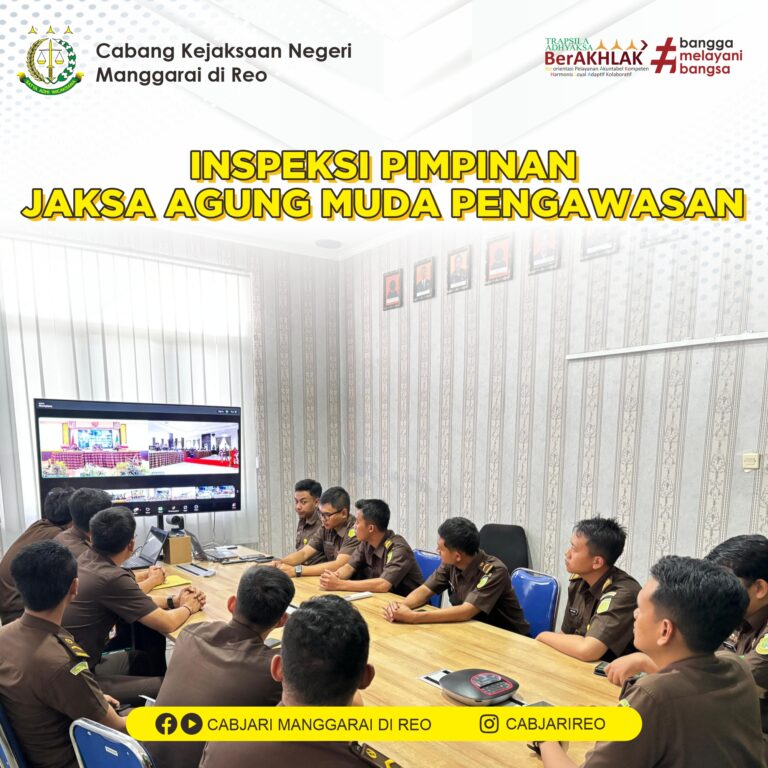 Inspeksi Pimpinan Jaksa Agung Muda Pengawasan